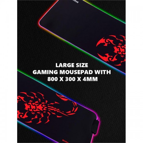 Килимок для миші MARVO MG011 RGB Gaming Mouse Pad |800x300x4mm| |4USB| black