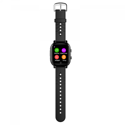 Детские смарт-часы T5S Thermometer, HR & BP (1.3", IP67, Camera, 4G Video Call, LBS / GPS / WiFi) синие
