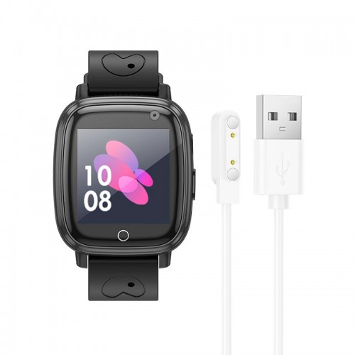 Дитячий смарт-годинник HOCO children watch з функцією дзвінків Y100 |дзвінки GSM, HD-камера, IP65| чорний