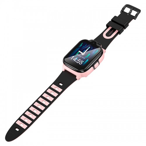 Дитячі смарт-годинник HOCO 4g children phone-watch Y104 |1.69", 4G video call, hd camera, GPS/WiFi| pink