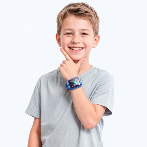 Дитячий смарт-годинник HOCO children phone watch Y105 |1.44" LCD, 2G Call| blue