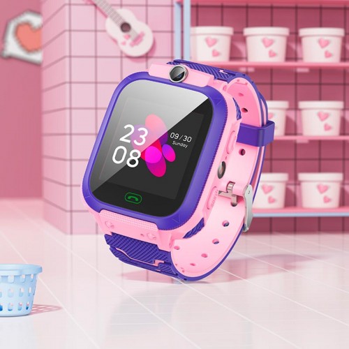 Дитячий смарт-годинник HOCO children phone watch Y105 |1.44" LCD, 2G Call| blue