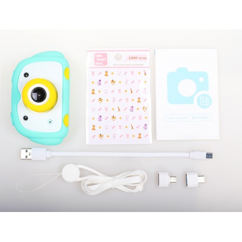 Дитяча Цифрова фото-Відео камера DUO Camera 2 " LCD UL-2033 |1080P, 12MP| pink