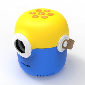 Портативний міні проектор для дітей Minion |Android, IOS, TF/USB, 24-60"| blue-yellow