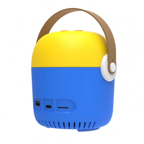 Портативний міні проектор для дітей Minion |Android, IOS, TF/USB, 24-60"| blue-yellow