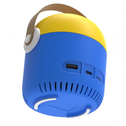 Портативний міні проектор для дітей Minion |Android, IOS, TF/USB, 24-60"| blue-yellow