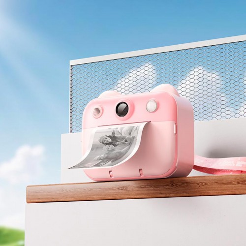 Дитяча Цифрова фото-Відео камера HOCO Dual-camera children printing camera DV204 |2.4" HD screen| yellow