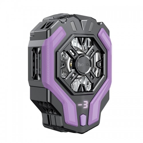 Куллер для телефону HOCO Ambitious cooling mobile phone fan GM26 |4.5-7"| black-purple