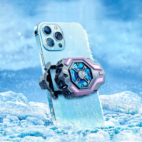 Куллер для телефону HOCO Ambitious cooling mobile phone fan GM26 |4.5-7"| black-purple