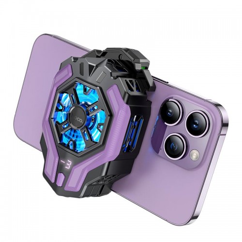 Куллер для телефону HOCO Ambitious cooling mobile phone fan GM26 |4.5-7"| black-purple