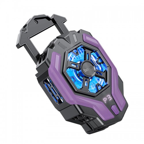 Куллер для телефону HOCO Ambitious cooling mobile phone fan GM26 |4.5-7"| black-purple