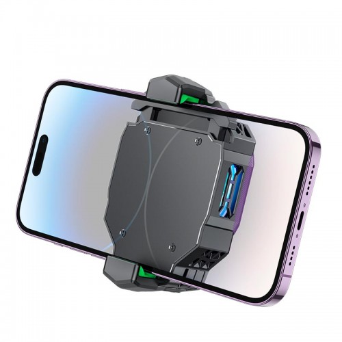 Куллер для телефону HOCO Ambitious cooling mobile phone fan GM26 |4.5-7"| black-purple