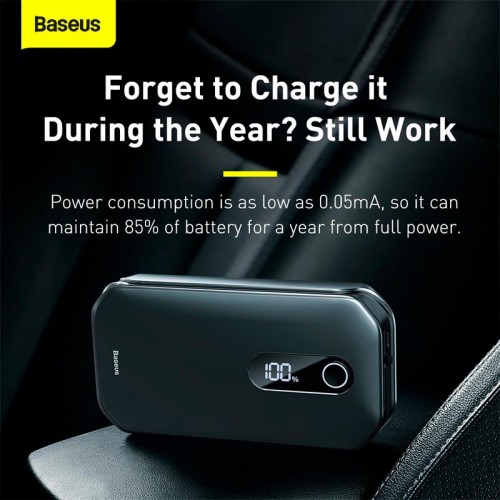 Пусковое устройство для авто BASEUS Super Energy Pro Car Jump Starter 12000mAh |5V/3A, Peak current1000A| (CRJS03-09)