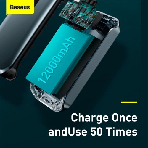 Пусковое устройство для авто BASEUS Super Energy Pro Car Jump Starter 12000mAh |5V/3A, Peak current1000A| (CRJS03-09)