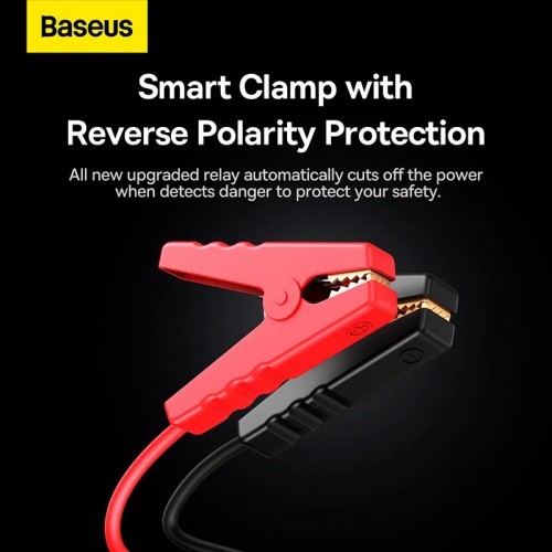 Пусковий пристрій (бустер) для авто Baseus Super Energy Ultra Jump Starter 3000A/26800mah |2USB/Type-C/DC, PD/QC, 100W/3A| black