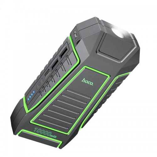 Пусковий пристрій (бустер) для авто HOCO QS1 Spring Car emergency start-up power bank 600A (10000mAh) black