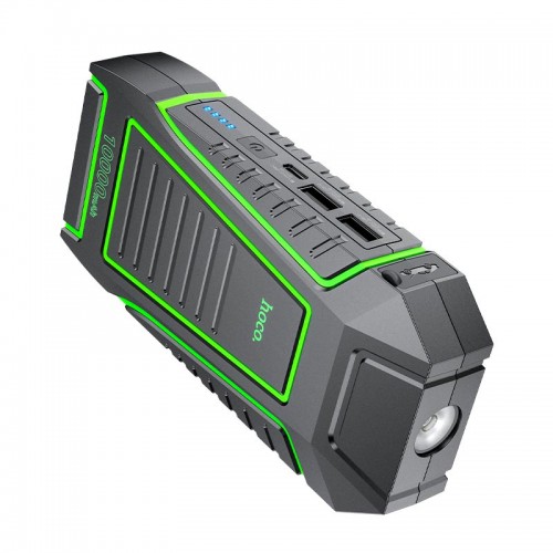 Пусковий пристрій (бустер) для авто HOCO QS1 Spring Car emergency start-up power bank 600A (10000mAh) black