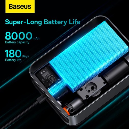 Пусковий пристрій (бустер) для авто Baseus Super Energy 2-in-1 Jump Starter 1000A black