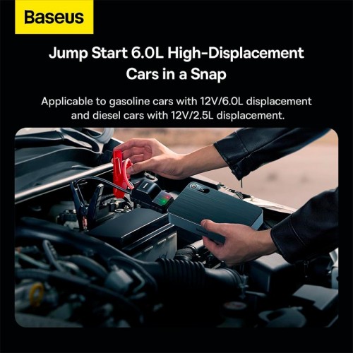 Пусковий пристрій (бустер) для авто Baseus Super Energy Pro + 1200A Car Jump Starter black