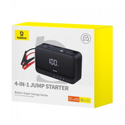 Пусковое устройство (бустер) для авто Baseus Super Energy Series 4-in-1 Car Jump Starter 600A