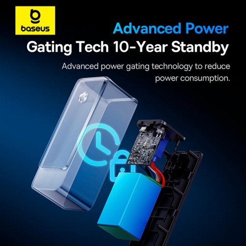 Пусковий пристрій (бустер) для авто Baseus Super Energy Alpha Series Jump Starter 600A black