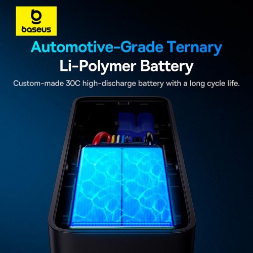 Пусковий пристрій (бустер) для авто Baseus Super Energy Alpha Series Jump Starter 600A black