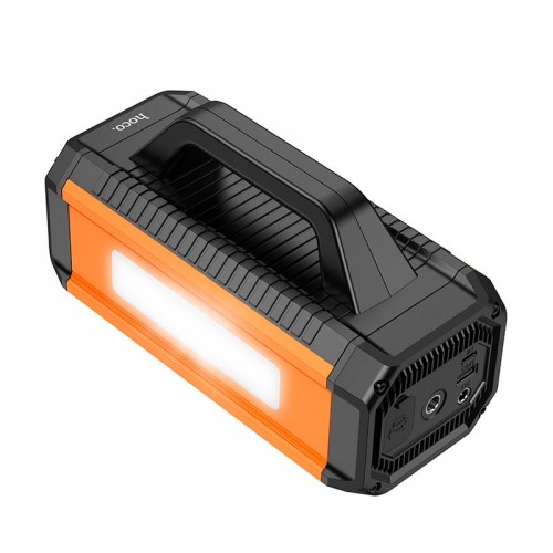 Бустер-насос для авто Hoco Intelligent air pump with emergency start-up power bank QS4 10000mAh |360A/800A, 1.8-3.8 bar| black