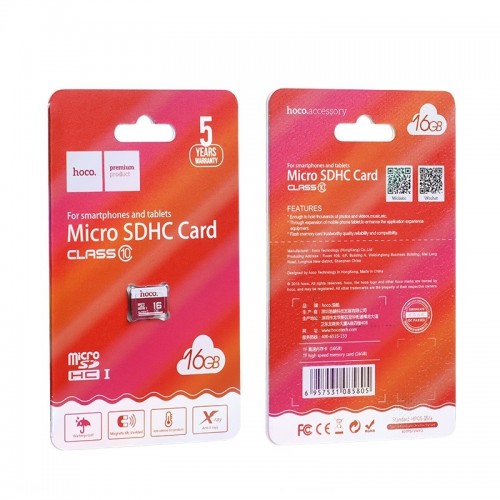 Hoco MicroSD 16GB Class 10
