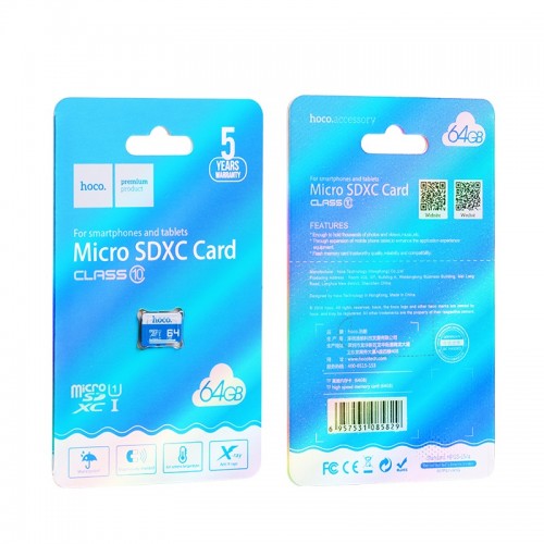 Hoco MicroSD 64GB Class 10
