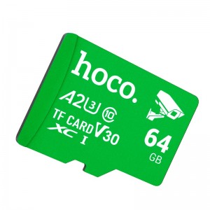 HOCO TF ultra-high-speed surveillance camera memory card (64GB) |CL10| green