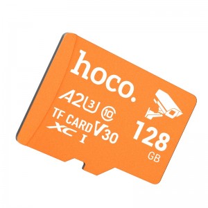 HOCO TF ultra-high-speed surveillance camera memory card (128GB) |CL10| orange
