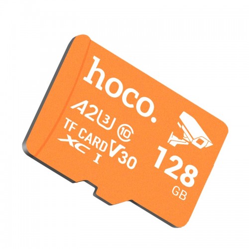 HOCO TF ultra-high-speed surveillance camera memory card (128GB) |CL10| orange