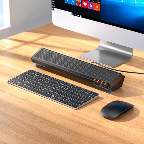 Акустика для ПК HOCO Smooth multimedia computer speaker BS66 |BT5.4/USB2.0, 3Wx2, DAC|