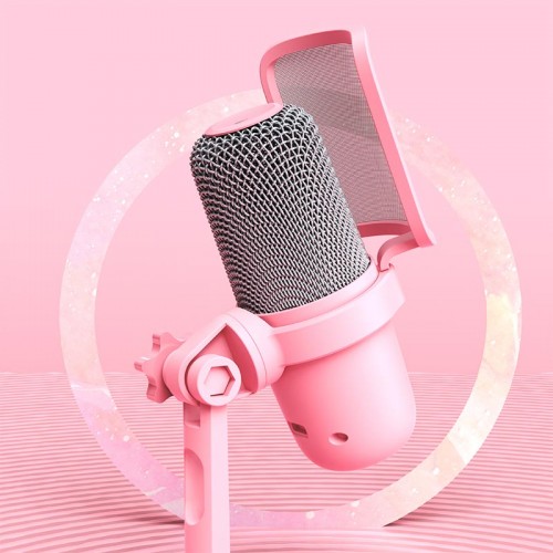 Мікрофон Onikuma USB Gaming Microphone M630 |USB, PC/PS5/Mac| pink