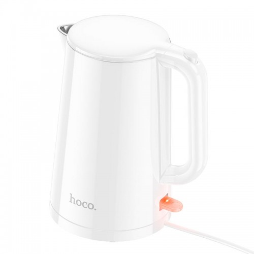 Електрочайник Hoco electric kettle HE11 |1.7L, 1500-1800W| white