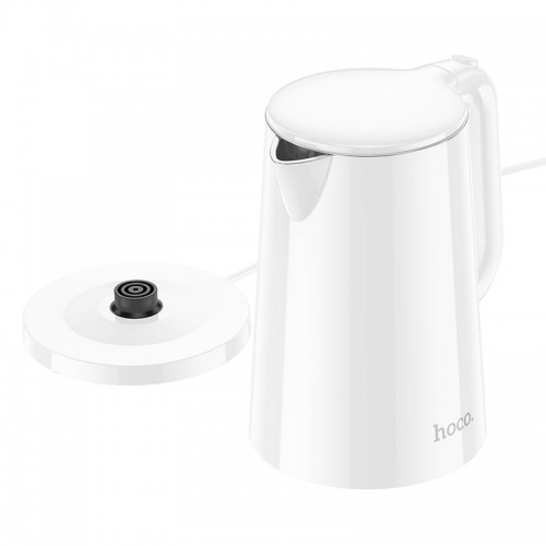 Електрочайник Hoco electric kettle HE11 |1.7L, 1500-1800W| white