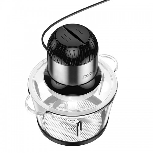 Електричний подрібнювач м'яса HOCO glass meat grinder HE34|300W, 1.8L| black