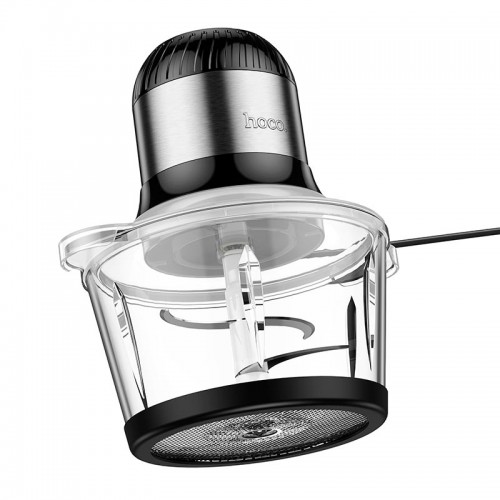 Електричний подрібнювач м'яса HOCO glass meat grinder HE34|300W, 1.8L| black