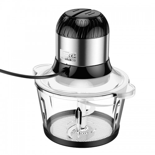 Електричний подрібнювач м'яса HOCO glass meat grinder HE34|300W, 1.8L| black