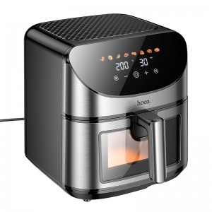 Аерогриль Hoco air fryer with touch screen and window HE21 |1700W, 8L| black