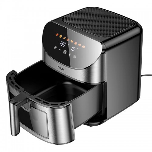 Аерогриль Hoco air fryer with touch screen and window HE21 |1700W, 8L| black
