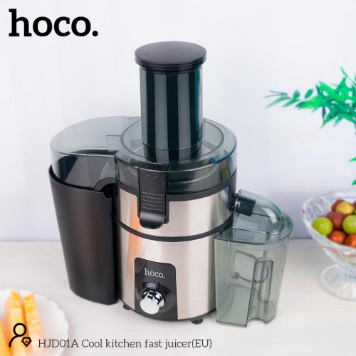 Соковижималка HOCO Cool kitchen fast juicer HJD01A |500ml, 3 speed| grey