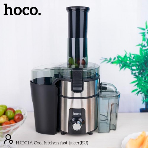 Соковижималка HOCO Cool kitchen fast juicer HJD01A |500ml, 3 speed| grey