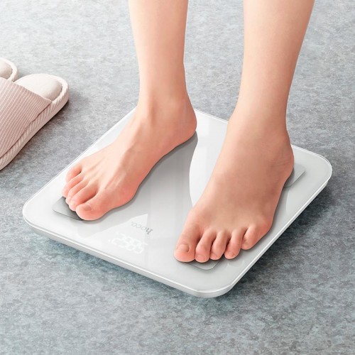 Розумні ваги Hoco Smart Body Fat scale HI21 |0-180kg, BT4.2, APP| white