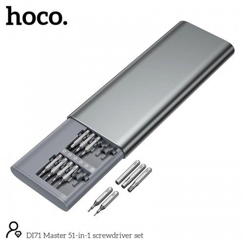 Набор отверток с насадками HOCO DI71 Master 51-in-1 screwdriver set