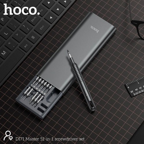 Набор отверток с насадками HOCO DI71 Master 51-in-1 screwdriver set