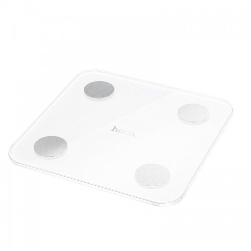Розумні ваги HOCO Trust electronic scale with display DI65 |0-180kg, BT4.2, Ailink APP| white