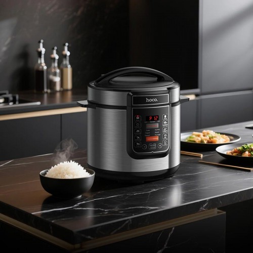 Мультиварка HOCO 6L multifunctional electric pressure cooker HJD27A |70KPa, 1000W| black