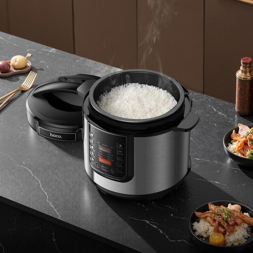 Мультиварка HOCO 6L multifunctional electric pressure cooker HJD27A |70KPa, 1000W| black