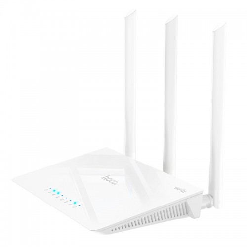 Роутер Hoco WiFi4 wireless router HI30 |2.4GHz, 300Mbps| white